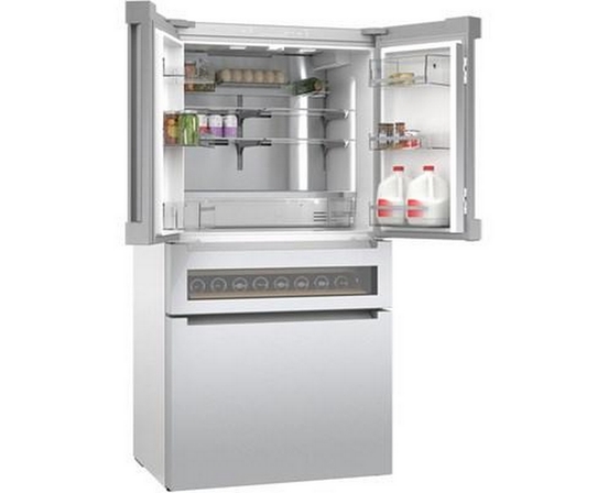 Bosch 36-Inch, 20.5 Cu.Ft. Counter Depth French 4-Door Refrigerator With Flexbar™ - B36CL81ENG