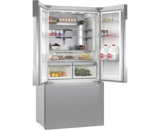 Bosch 36-Inch, 20.8 Cu.Ft. Counter-Depth French 3-Door Refrigerator With Farmfresh System™ - B36CT81ENS