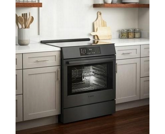 Bosch 30-Inch Slide-In Induction Range With Genuine European Convection - HII8047C