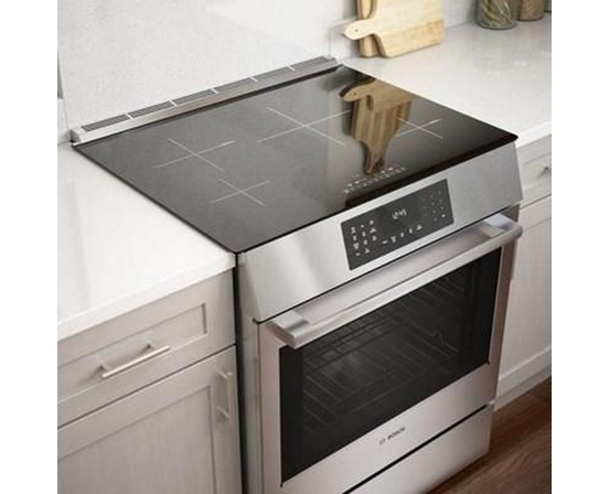Bosch 30-Inch Slide-In Induction Range With Genuine European Convection - HII8057C