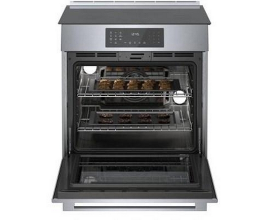 Bosch 30-Inch Slide-In Induction Range With Genuine European Convection - HII8057C
