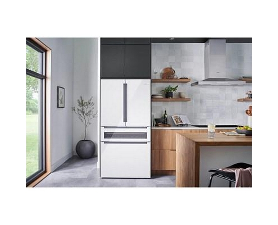 Bosch 36-Inch, 20.5 Cu.Ft. Counter Depth French 4-Door Refrigerator With Flexbar™ - B36CL81ENW