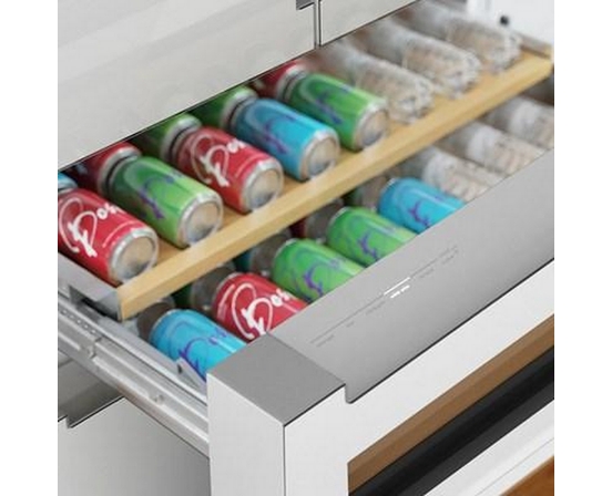 Bosch 36-Inch, 20.5 Cu.Ft. Counter Depth French 4-Door Refrigerator With Flexbar™ - B36CL81ENW