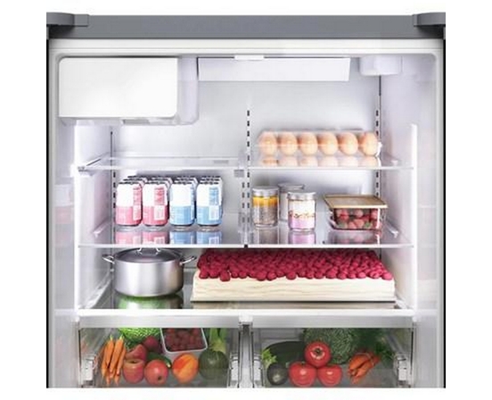 Bosch 36-Inch 500 Series French Door Bottom Mount - B36FD52SNB