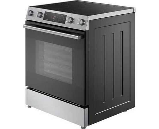 Bosch 30-Inch Slide-In Electric Range With Convection Technology - HEF1050MC