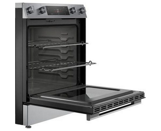 Bosch 30-Inch Slide-In Electric Range With Convection Technology - HEF1050MC