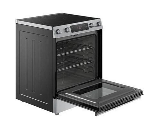 Bosch 30-Inch Slide-In Electric Range With Convection Technology - HEF1050MC