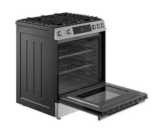 Bosch 30-Inch Slide-In Gas Range With Convection Technology - HGF1050MUC