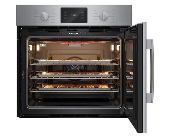 Bosch 30-Inch, 4.6 Cu. Ft. Built-In Single Wall Oven With Convection Technology - Right Sideopening Door - HBL5455RUC