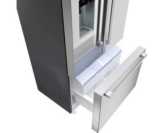 Bosch 36-Inch 500 Series French Door Bottom Mount Refrigerator With Total No Frost - B36CD52SNS