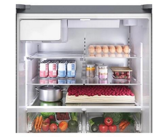 Bosch 36-Inch 500 Series French Door Bottom Mount Refrigerator With Total No Frost - B36CD52SNS