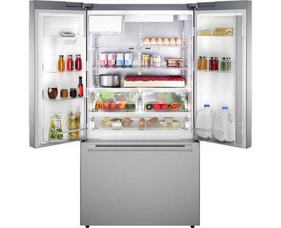 Bosch 36-Inch 500 Series French Door Bottom Mount Refrigerator With Total No Frost - B36FD52SNS