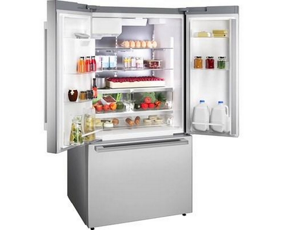 Bosch 36-Inch 500 Series French Door Bottom Mount Refrigerator With Total No Frost - B36FD52SNS