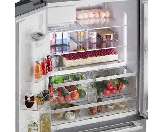 Bosch 36-Inch 500 Series French Door Bottom Mount Refrigerator With Total No Frost - B36FD52SNS