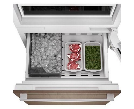 Bosch 30-Inch, 16.5 Cu.Ft. Built-In Bottom Freezer With Wi-Fi Connect - B30IB100SP
