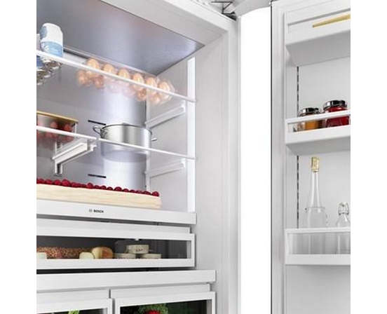 Bosch 36-Inch, 20.1 Cu.Ft. Built-In Bottom Freezer With Wi-Fi Connect - B36BT130NS