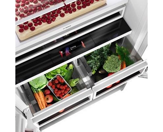 Bosch 36-Inch, 20.1 Cu.Ft. Built-In Bottom Freezer With Wi-Fi Connect - B36BT130NS