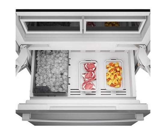 Bosch 36-Inch, 20.1 Cu.Ft. Built-In Bottom Freezer With Wi-Fi Connect - B36BT130NS