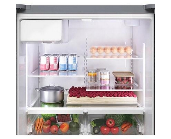 Bosch 36-Inch, 21.6 Cu.Ft. Counter Depth French 3-Door With Wi-Fi Connect - B36CD10ENS