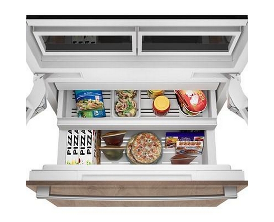 Bosch 36-Inch, 20.1 Cu.Ft. Built-In Bottom Freezer With Wi-Fi Connect - B36IT100NP