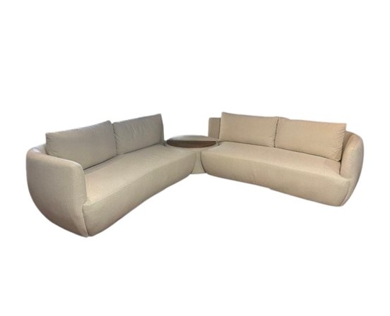 Nate Sectional 2 pcs + round table