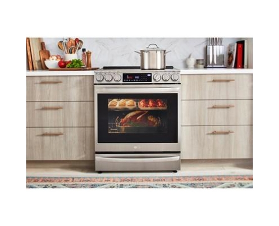 LG 30-Inch Slide-In Electric Range With Air Fry - LSEL6337F