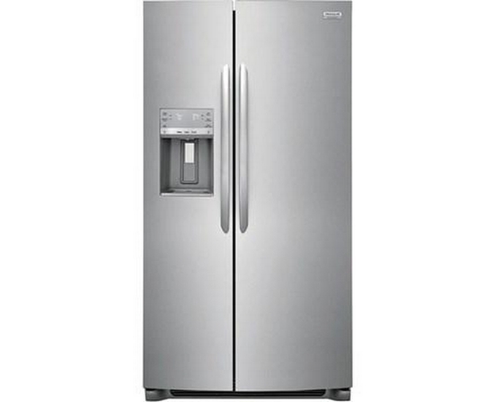 Frigidaire Gallery 36-Inch, 25.6 Cu.Ft. Freestanding Side-By-Side Refrigerator With Ice And Water Dispensing System - GRSS2652AF
