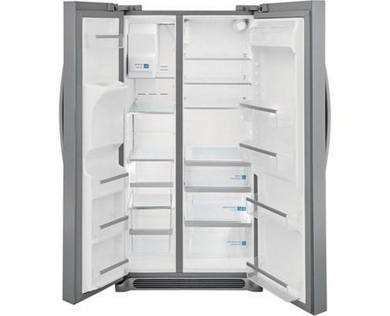 Frigidaire Gallery 36-Inch, 25.6 Cu.Ft. Freestanding Side-By-Side Refrigerator With Ice And Water Dispensing System - GRSS2652AF
