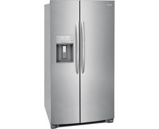 Frigidaire Gallery 36-Inch, 25.6 Cu.Ft. Freestanding Side-By-Side Refrigerator With Ice And Water Dispensing System - GRSS2652AF