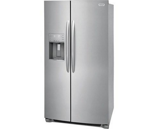 Frigidaire Gallery 36-Inch, 25.6 Cu.Ft. Freestanding Side-By-Side Refrigerator With Ice And Water Dispensing System - GRSS2652AF