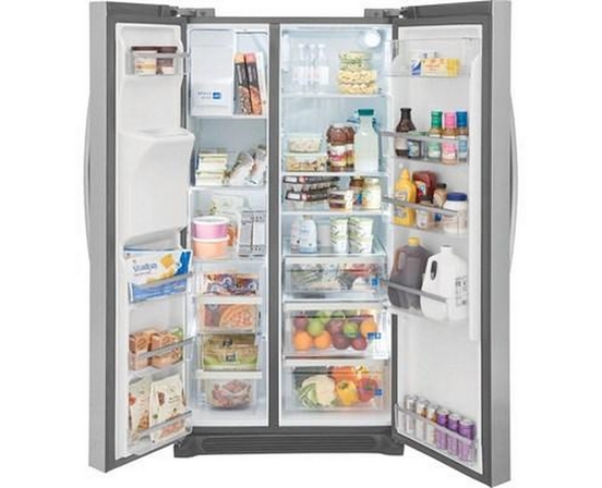 Frigidaire Gallery 36-Inch, 22.3 Cu.Ft. Counter-Depth Side-By-Side Refrigerator With Ice And Water Dispensing System - GRSC2352AF