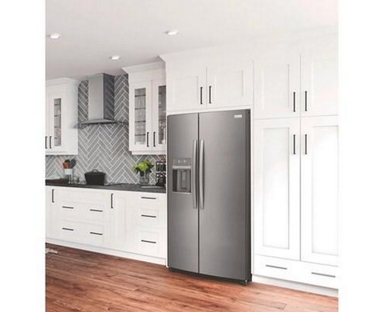 Frigidaire Gallery 36-Inch, 22.3 Cu.Ft. Counter-Depth Side-By-Side Refrigerator With Ice And Water Dispensing System - GRSC2352AD