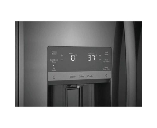 Frigidaire Gallery 36-Inch, 22.3 Cu.Ft. Counter-Depth Side-By-Side Refrigerator With Ice And Water Dispensing System - GRSC2352AD