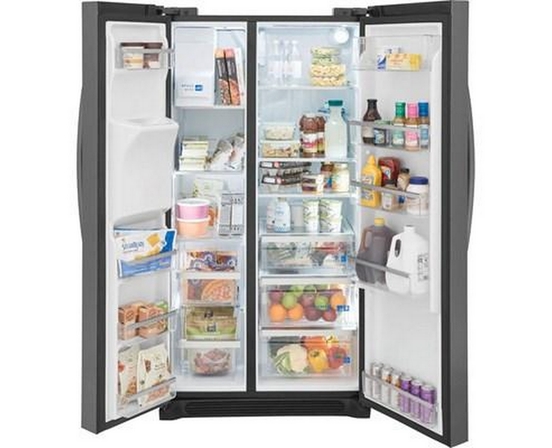 Frigidaire Gallery 36-Inch, 22.3 Cu.Ft. Counter-Depth Side-By-Side Refrigerator With Ice And Water Dispensing System - GRSC2352AD