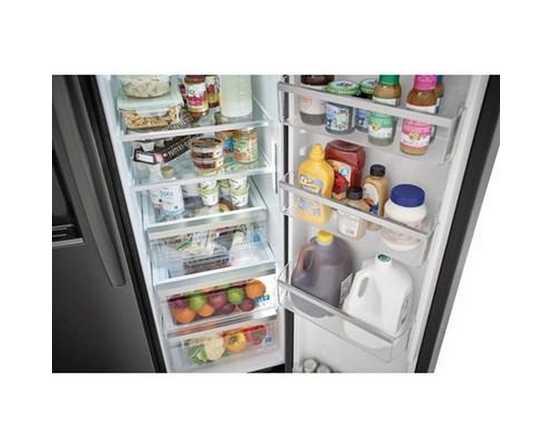 Frigidaire Gallery 36-Inch, 22.3 Cu.Ft. Counter-Depth Side-By-Side Refrigerator With Ice And Water Dispensing System - GRSC2352AD