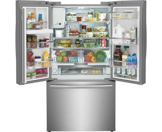 Frigidaire Gallery 36-Inch, 22.6 Cu. Ft. French 3-Door Refrigerator With Dispenser - GRFC2353AF