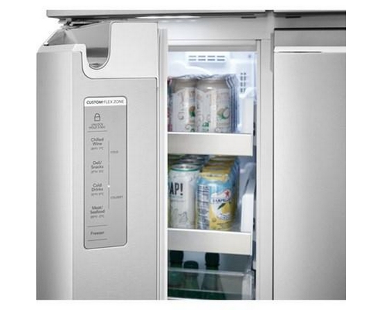 Frigidaire Gallery 36-Inch, 21.5 Cu. Ft. Counter-Depth French 4-Door Refrigerator With Ice Maker - GRQC2255BF