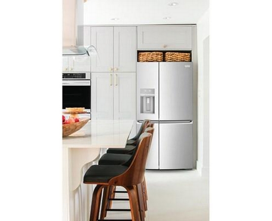 Frigidaire Gallery 36-Inch, 21.5 Cu. Ft. Counter-Depth French 4-Door Refrigerator With Ice Maker - GRQC2255BF