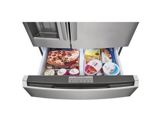 Frigidaire Gallery 36-Inch, 26.3 Cu. Ft. French 4-Door Refrigerator With External Water And Ice Dispenser - GRMS2773AF