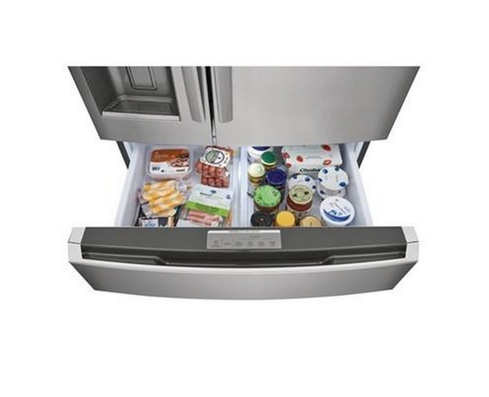 Frigidaire Gallery 36-Inch, 26.3 Cu. Ft. French 4-Door Refrigerator With External Water And Ice Dispenser - GRMS2773AF