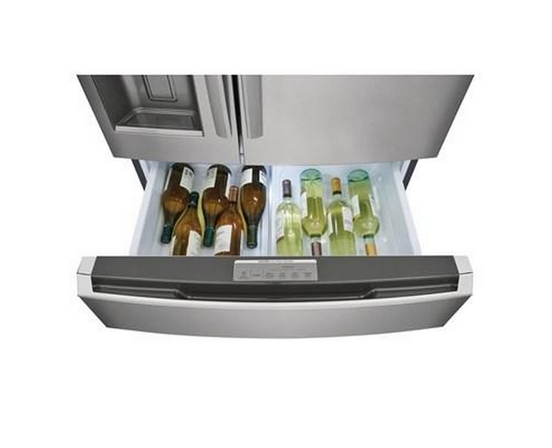 Frigidaire Gallery 36-Inch, 26.3 Cu. Ft. French 4-Door Refrigerator With External Water And Ice Dispenser - GRMS2773AF