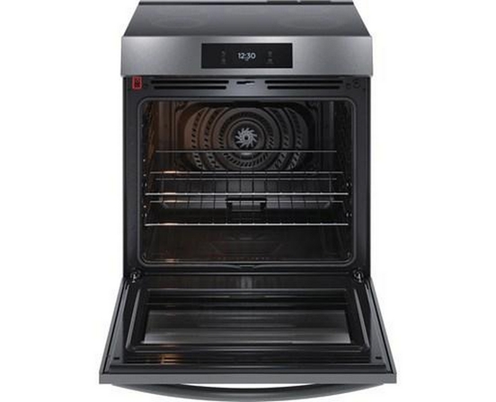 Frigidaire Gallery 30-Inch Front Control Induction Range With Total Convection - GCFI306CBD