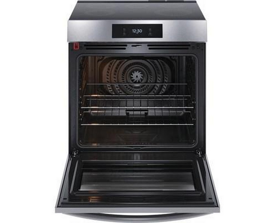 Frigidaire Gallery 30-Inch Front Control Induction Range With Total Convection - GCFI306CBF
