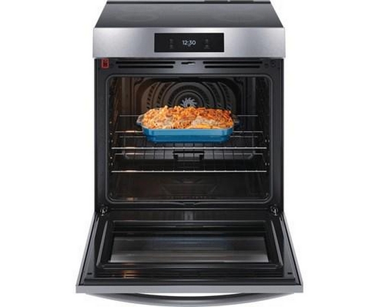 Frigidaire Gallery 30-Inch Front Control Induction Range With Total Convection - GCFI306CBF