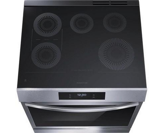 Frigidaire Gallery 30-Inch Front Control Induction Range With Total Convection - GCFI306CBF
