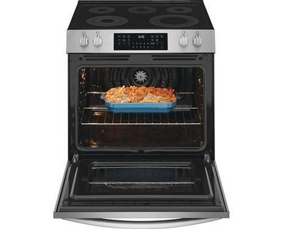 Frigidaire Gallery 30-Inch Freestanding Electric Range With Total Convection - GCFE305CBF