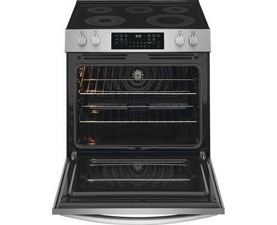 Frigidaire Gallery 30-Inch Freestanding Electric Range With Total Convection - GCFE305CBF