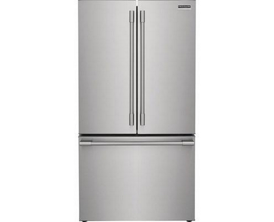 Frigidaire Professional 36-Inch, 23.3 Cu. Ft. Counter-Depth French 3-Door Refrigerator With Digital Display - PRFG2383AF