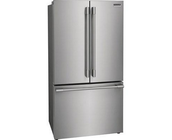 Frigidaire Professional 36-Inch, 23.3 Cu. Ft. Counter-Depth French 3-Door Refrigerator With Digital Display - PRFG2383AF