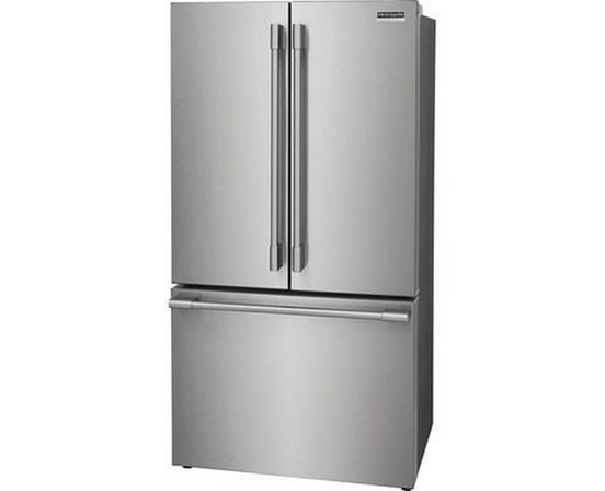 Frigidaire Professional 36-Inch, 23.3 Cu. Ft. Counter-Depth French 3-Door Refrigerator With Digital Display - PRFG2383AF